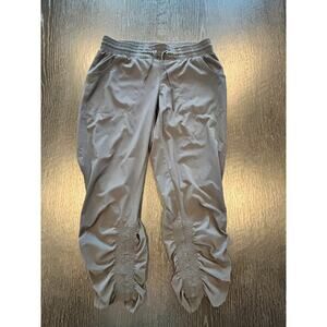 Athleta Prima Capri Slate Gray Jogger Ruched Ankle Crop